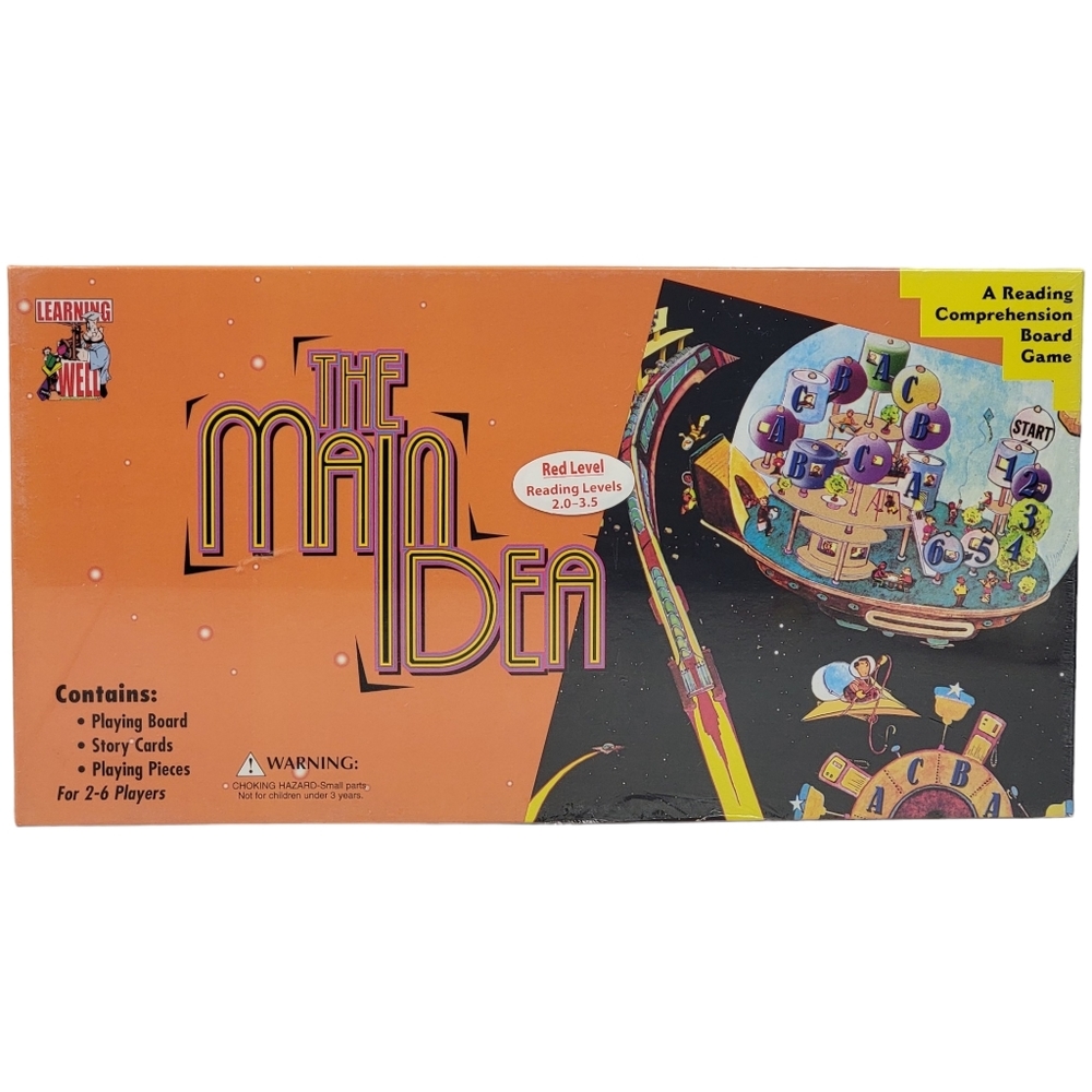 The Main Idea A Reading Comprehension Board Game - 1996